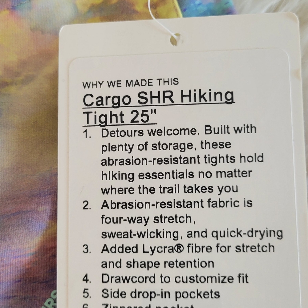 Lululemon Cargo Hiking Tight - Small